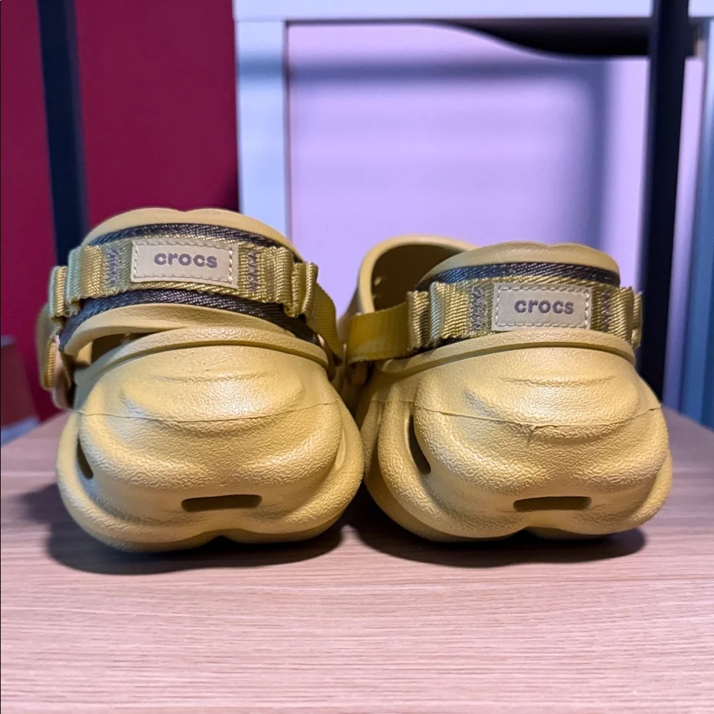 CROCS Yellow Mules & Clogs - Picture 8 of 10